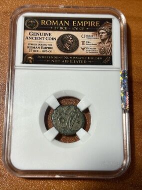 AUTHENTIC ANCIENT ROMAN EMPIRE BRONZE COIN (27 BC – 476 AD) CERTIFIED GENUINE
